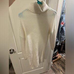 White Sweater Dress